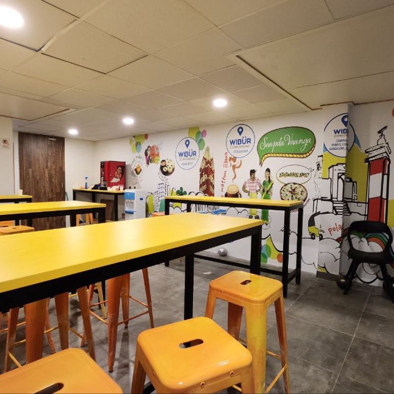 Shared workspace at Wibur Co Working Space Chennai