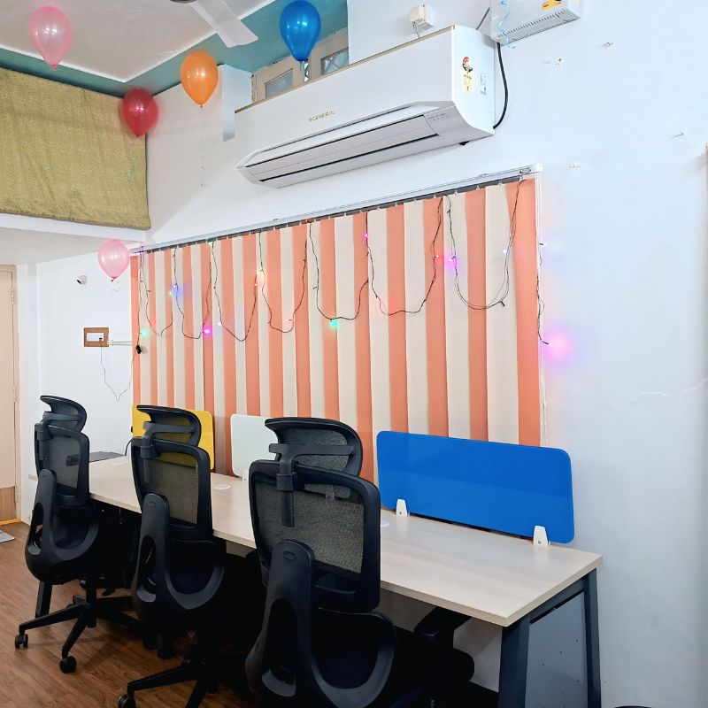 Guntur coworking space at iTroSys Hub with modern shared office setup