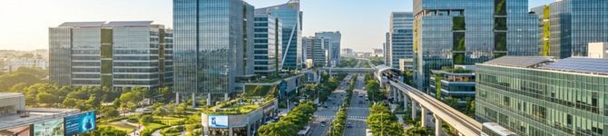 rent commercial space Bangalore office building exterior